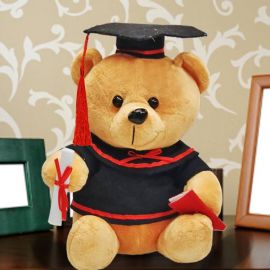 Add-on 18cm Sitting Graduation Bear