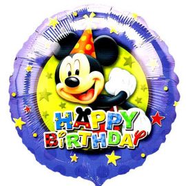 Add On Happy Birthday, Mickey Mouse (Round)