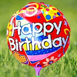 Add-On 10" Happy Birthday Balloon