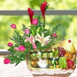Pink Lilies & Roses, Fruits, Bird's Nest & Fish Essence